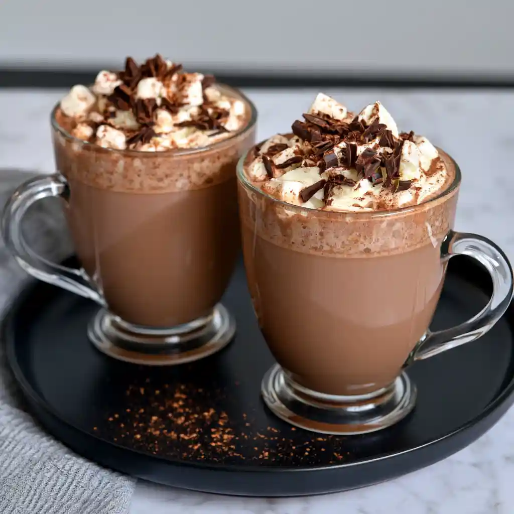 Warme chocolademelk